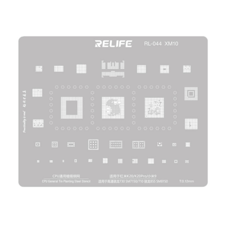 Pochoir en Acier pour CPU - Xiaomi XM10