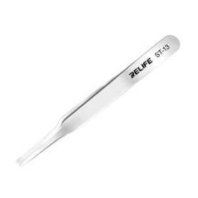 Pincettes de Précision à Tête Plate RELIFE ST-13 - Précision Ultime pour vos Projets