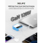 RELIFE Q2 120W 8-Port GaN Charger - Fast & Efficient Charging in Sleek Blue Design