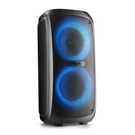 Enceinte Bluetooth NGS WILD DUB ZERO 120W avec Microphone - Son Puissant et Design Noir