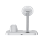Benks Infinity 3-in-1 Wireless Charging Stand - Ultra-Fast Speed & Elegant Design in White
