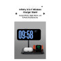 Benks Infinity 3-in-1 Wireless Charging Stand - Ultra-Fast Speed & Elegant Design in White