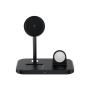 Benks Infinity 3-in-1 Wireless Charging Stand Ultra-Fast Charger with Sleek Black Design
