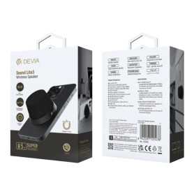 Achetez Enceinte Sans Fil Devia Sound Lite 3 - Design Épuré, Son Cristallin - Noir