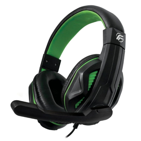 Fenner Tech PC13-GR Gaming Headset with Microphone for PC/Console - Ultimate Sound Experience in Green