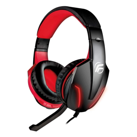 Fenner Tech Gaming Headset F1 with Microphone for PC/Console - Red | Immersive Sound & Comfort