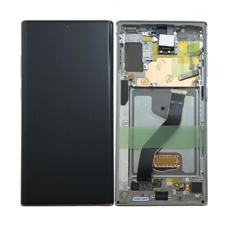 Écran Samsung Galaxy Note 10 Plus Argent Original Reconditionné avec Châssis - Meilleure Qualité