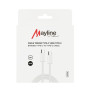 Câble Type-C vers Type-C 60W 2M Nylon Tressé Mayline - Chargement Rapide et Durable