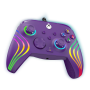 Xbox Series X/S & PC PDP Wired Controller - Afterglow Wave - Purple - 1 Month Game Pass Included