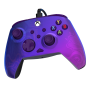 Xbox Series X/S & PC PDP Wired Controller - REMATCH 049-023-PF - Stylish Purple Fade Gaming Accessory