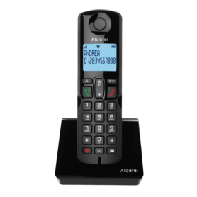 Achetez le Téléphone Fixe Sans Fil Alcatel S280 Noir - Qualité Neuve pour une Communication Clarté Maximale