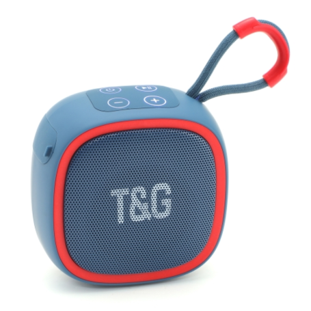 Mini Loudspeaker Bluetooth TG659 Blue – Portable Wireless Speaker with Rich Sound
