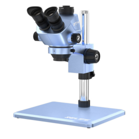 Microscope Trinoculaire RL-M6T Pro-B11 RELIFE Violet avec Interface 0,5 CTV - Précision et Performance pour Laboratoires