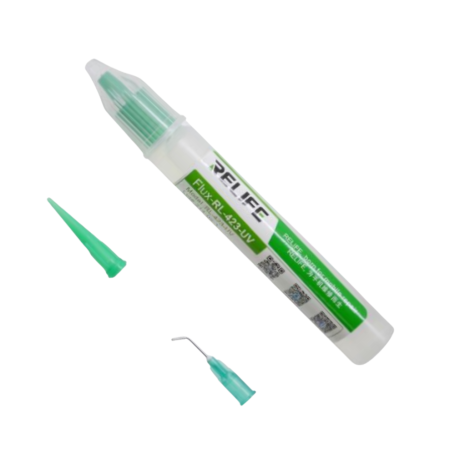 Achetez Flux de Liquide Colophane Sans Plomb spécial BGA Halogène - Relife RL-423-UV pour Réparations de Précision