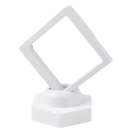 Cadre Photo 3D Blanc 18x18CM - Exposez Vos Souvenirs avec Élégance