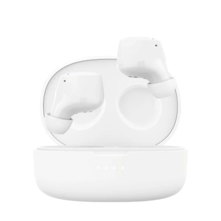 Belkin SoundForm Bolt Wireless Bluetooth Headset - Crisp Audio & Comfort - White
