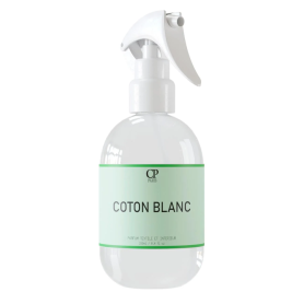 Parfum Textile et Intérieur Code Privé Paris 250ml Coton Blanc - Éveillez Vos Sens avec Élégance et Fraîcheur