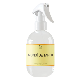 Parfum Textile et Intérieur Monoi de Tahiti 250ml - Code Privé Paris - Ambiance Exotique pour votre Maison
