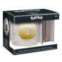 Mug en Verre Stor Pokémon - Pokéball Dorée 290ML - Double Paroi pour Conserver la Chaleur