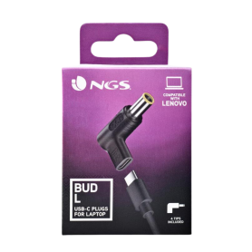 Connecteurs Type-C pour Lenovo NGS BUD-L - Pack de 4 Adaptateurs Haute Performance pour Ordinateurs Portables